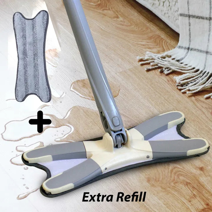 (Free Delivery) X-Type Microfiber Twist Mop
