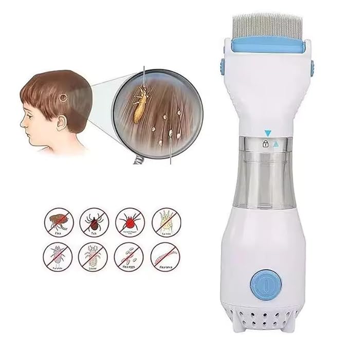 Chemical-Free Lice Removal Comb With Steel Comb (Allow to open)