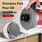 Stainless-Steel Oil Filter Storage Pot