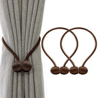 Magnetic Curtain Tiebacks for Window Decoration (Pair)