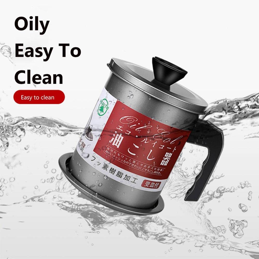 Stainless-Steel Oil Filter Storage Pot