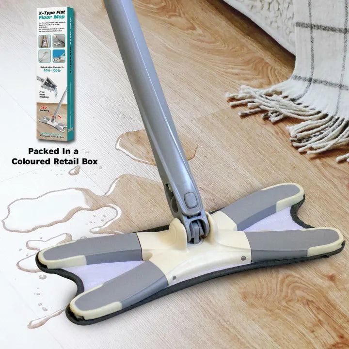 (Free Delivery) X-Type Microfiber Twist Mop
