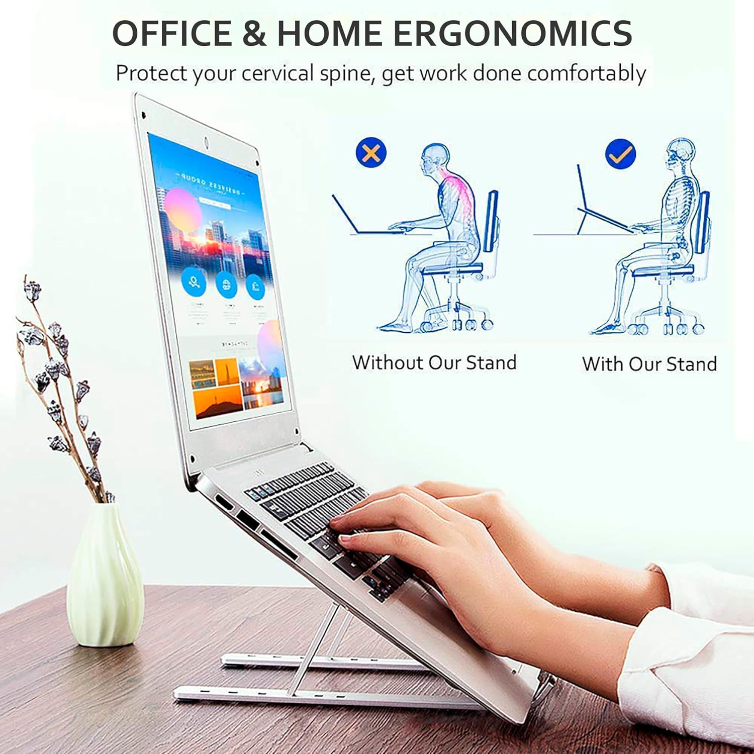Aluminium Foldable Laptop Stand