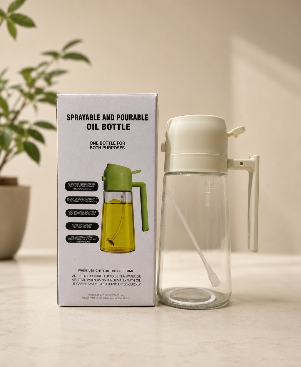Premium 2-in-1 Oil Sprayer Bottle 470ML
