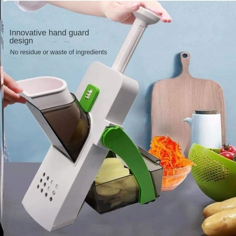 (Free Delivery) 5-in-1 Mandoline Vegetable & Fruit Slicer