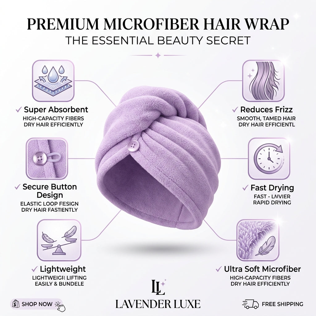 Hair Dryer Cap Towel Wrap Towel Quick Dry Cap Towel 100% Cotton Turban