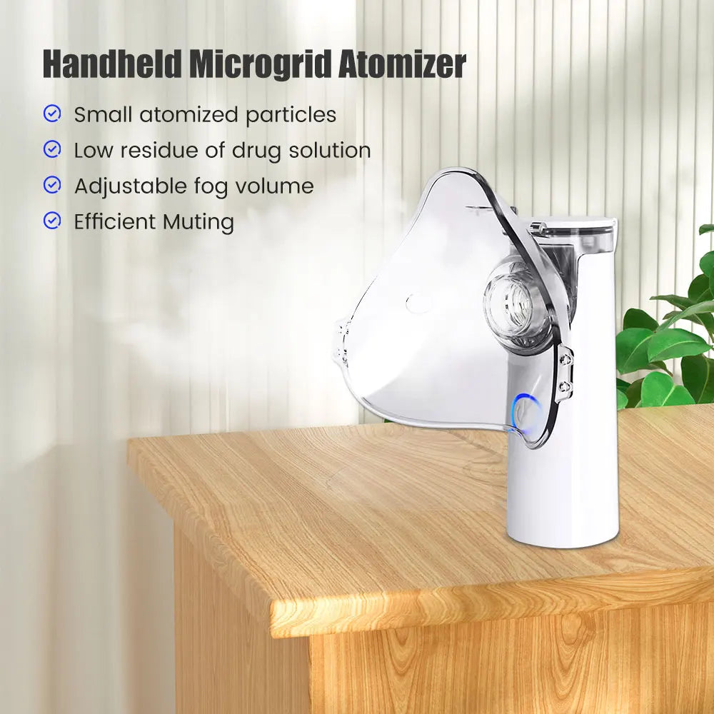 FREE HOME DELIVERY - Portable Mesh Nebulizer FDA Approved