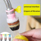 6 Layer Water Purifier Filter Faucet - Water Tap And Water Clean Purifier Filter