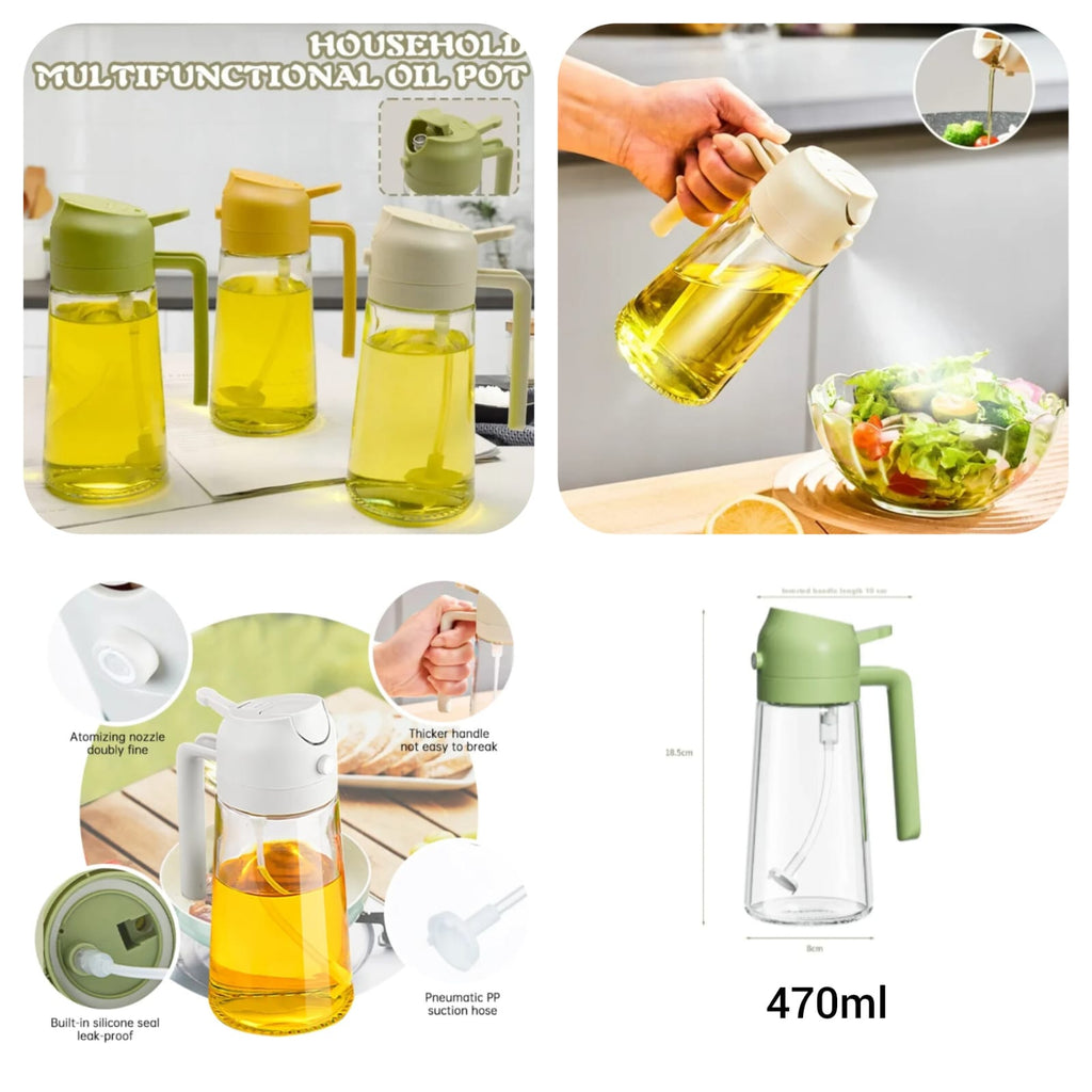 Premium 2-in-1 Oil Sprayer Bottle 470ML