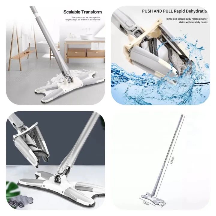 (Free Delivery) X-Type Microfiber Twist Mop