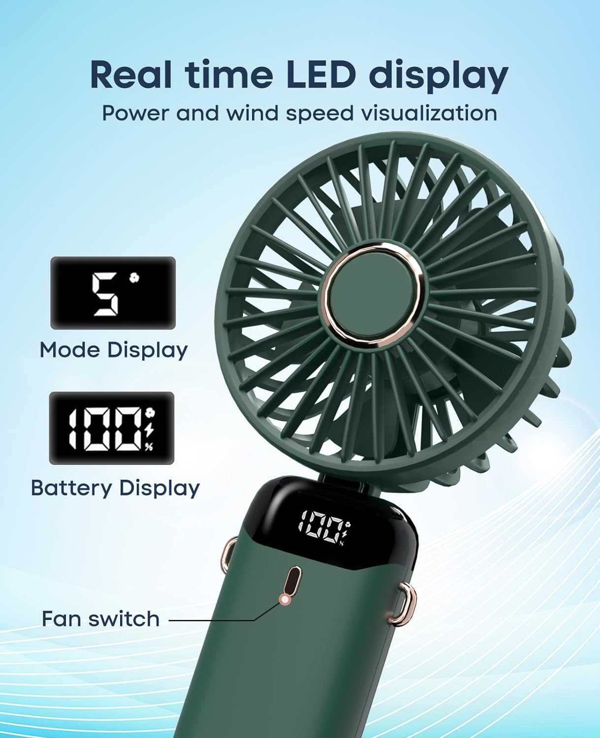 Rechargeable Mini Handheld Portable Fan❄️