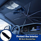 Foldable Car Sun Shade Umbrella – UV Protection Windshield Cover ☀️🚗