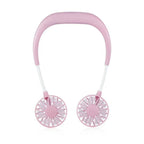 Neck Fan Adjustment Fan Hands-free Hanging Rechargeable Mini Sports Fans 3 Gears Wearable Sport Fan – Random Color
