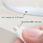 Neck Fan Adjustment Fan Hands-free Hanging Rechargeable Mini Sports Fans 3 Gears Wearable Sport Fan – Random Color