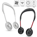 Neck Fan Adjustment Fan Hands-free Hanging Rechargeable Mini Sports Fans 3 Gears Wearable Sport Fan – Random Color